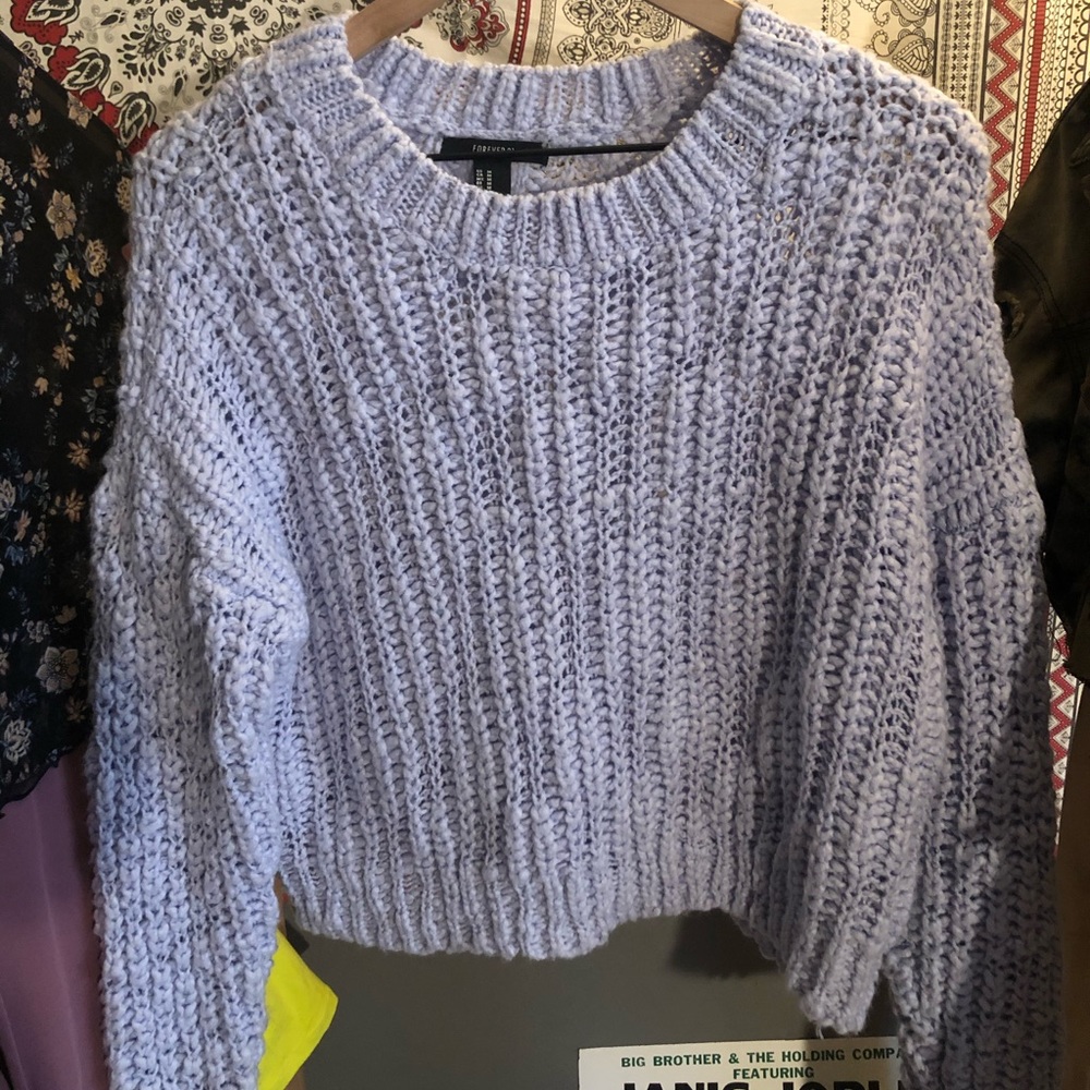 Cropped Knit Sweater